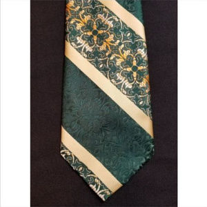 Kalk-Seta Tie Green Gold Irish